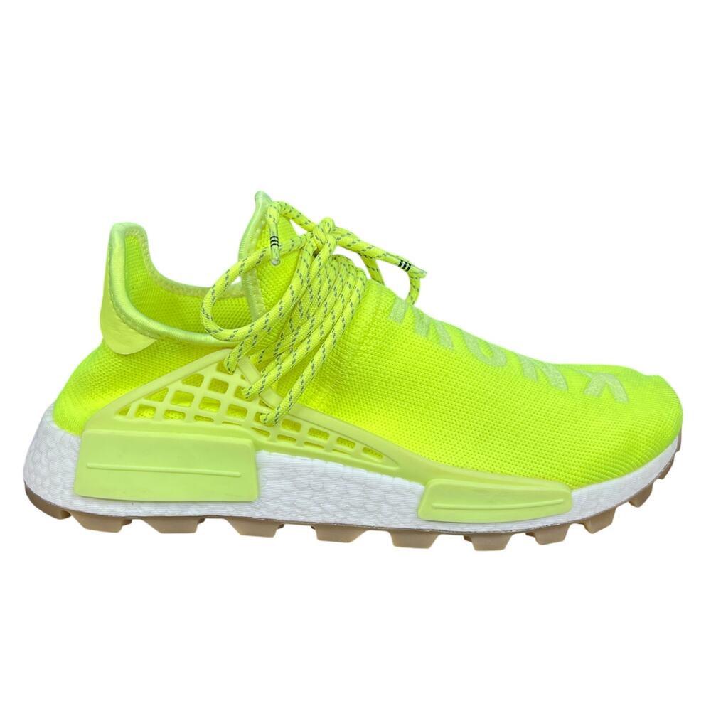 Adidas Pharrell Williams Men’s NMD Hu Solar Yellow Size 8.5